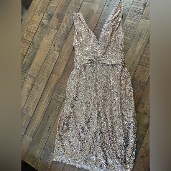 Badgley Mischka | Sequin Mini Dress - Picture 4 of 6